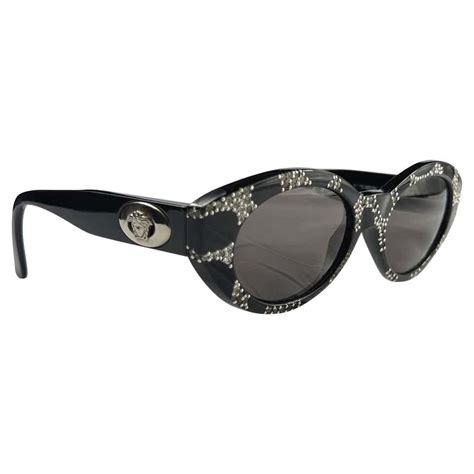 pink sunglasses versace|Versace sunglasses with rhinestones.